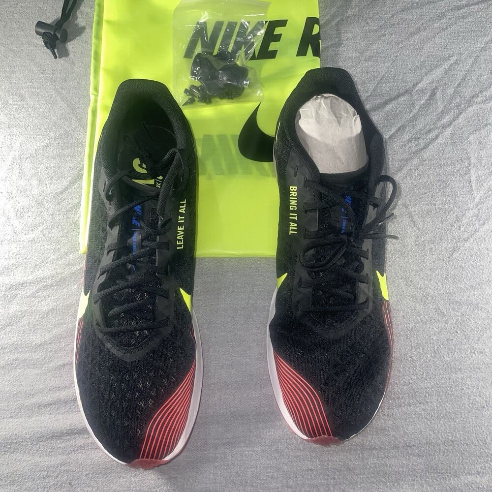 Nike Zoom Rival XC Track Shoes Black Volt Crimson Mens Size 10 NEW w/ Spikes